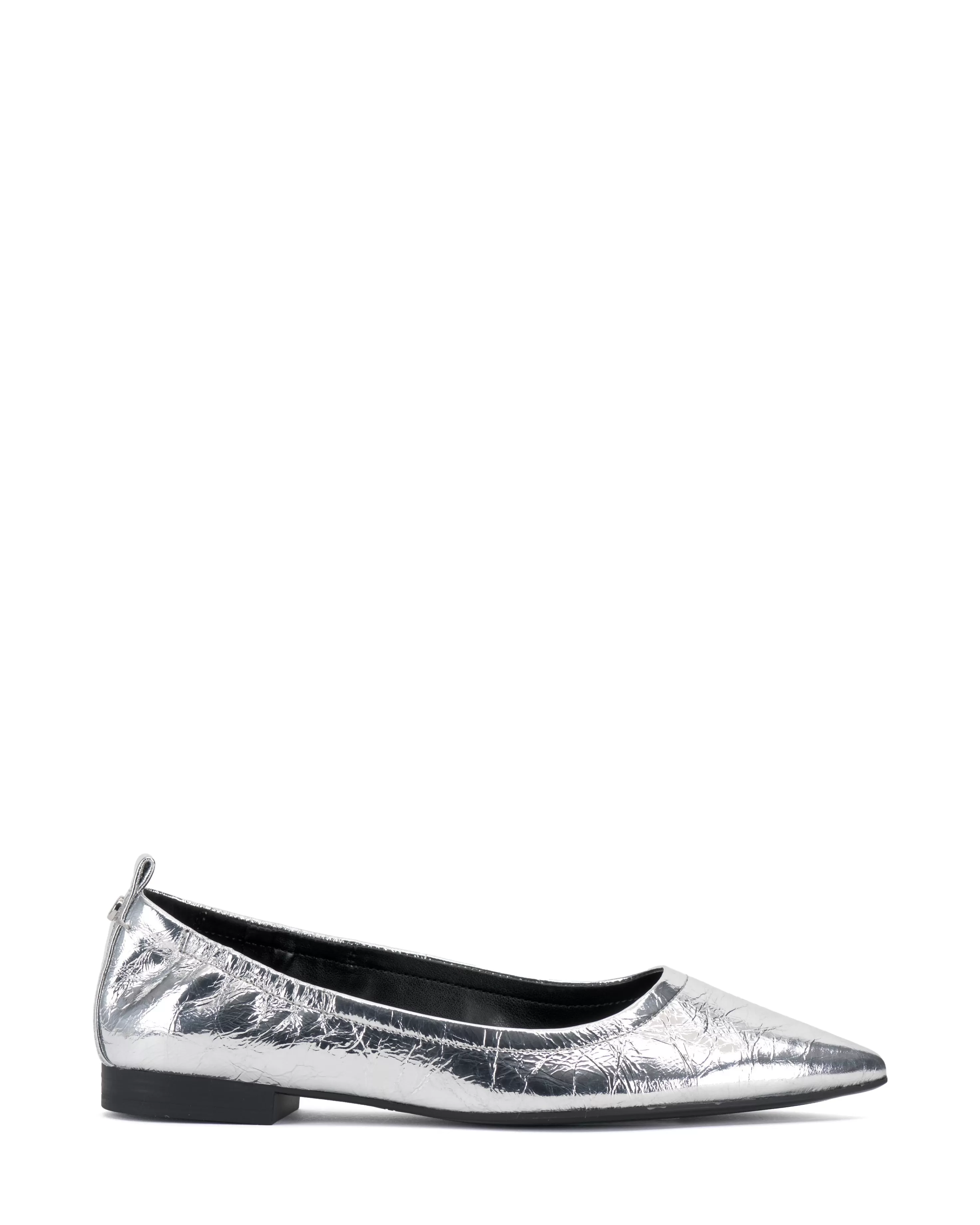 Vince Camuto Ashleah Ballet Flat Silver New