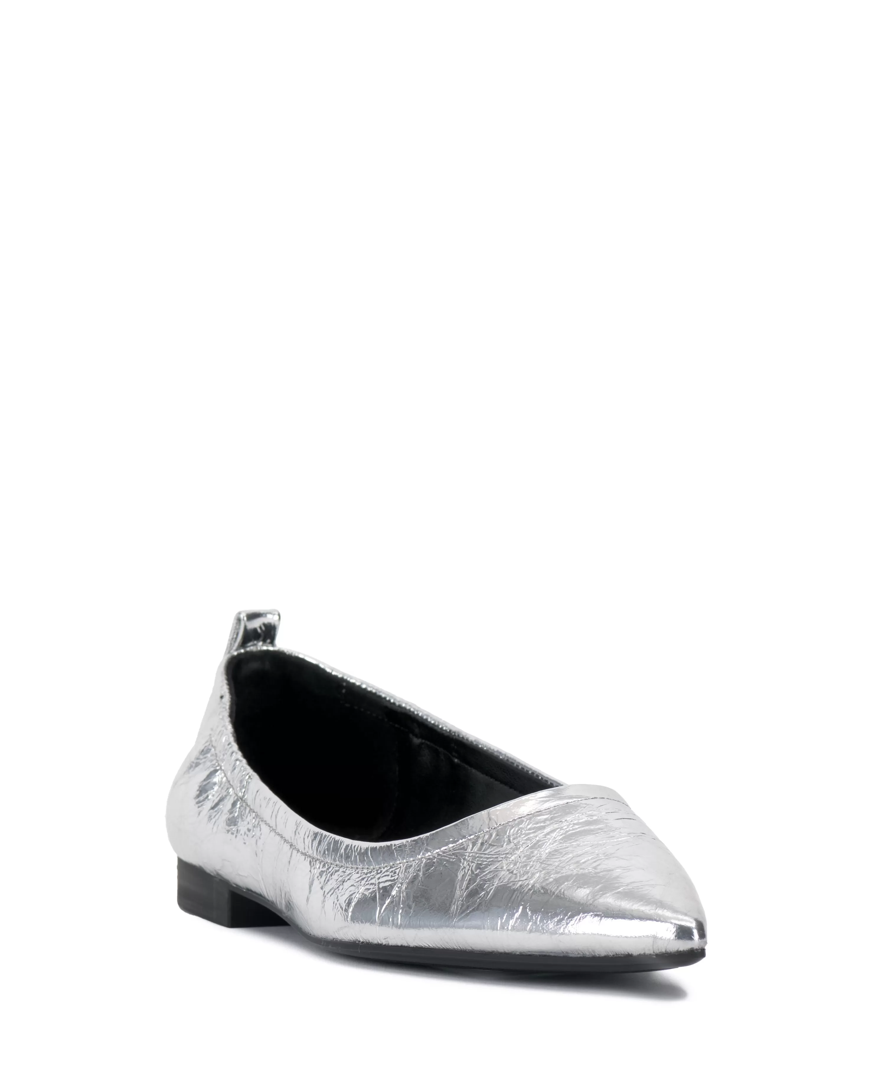 Vince Camuto Ashleah Ballet Flat Silver New