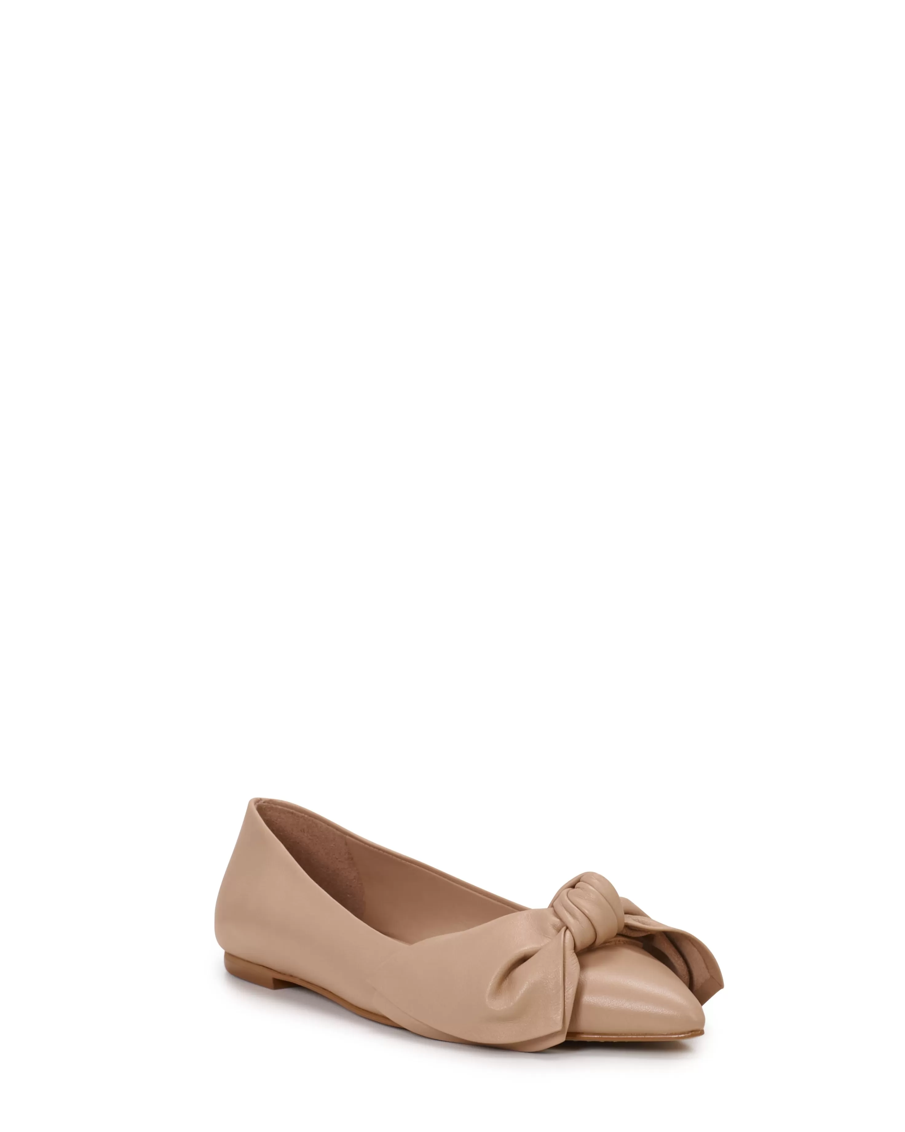 Vince Camuto Bowmel Ballet Flat Cream Tan Discount