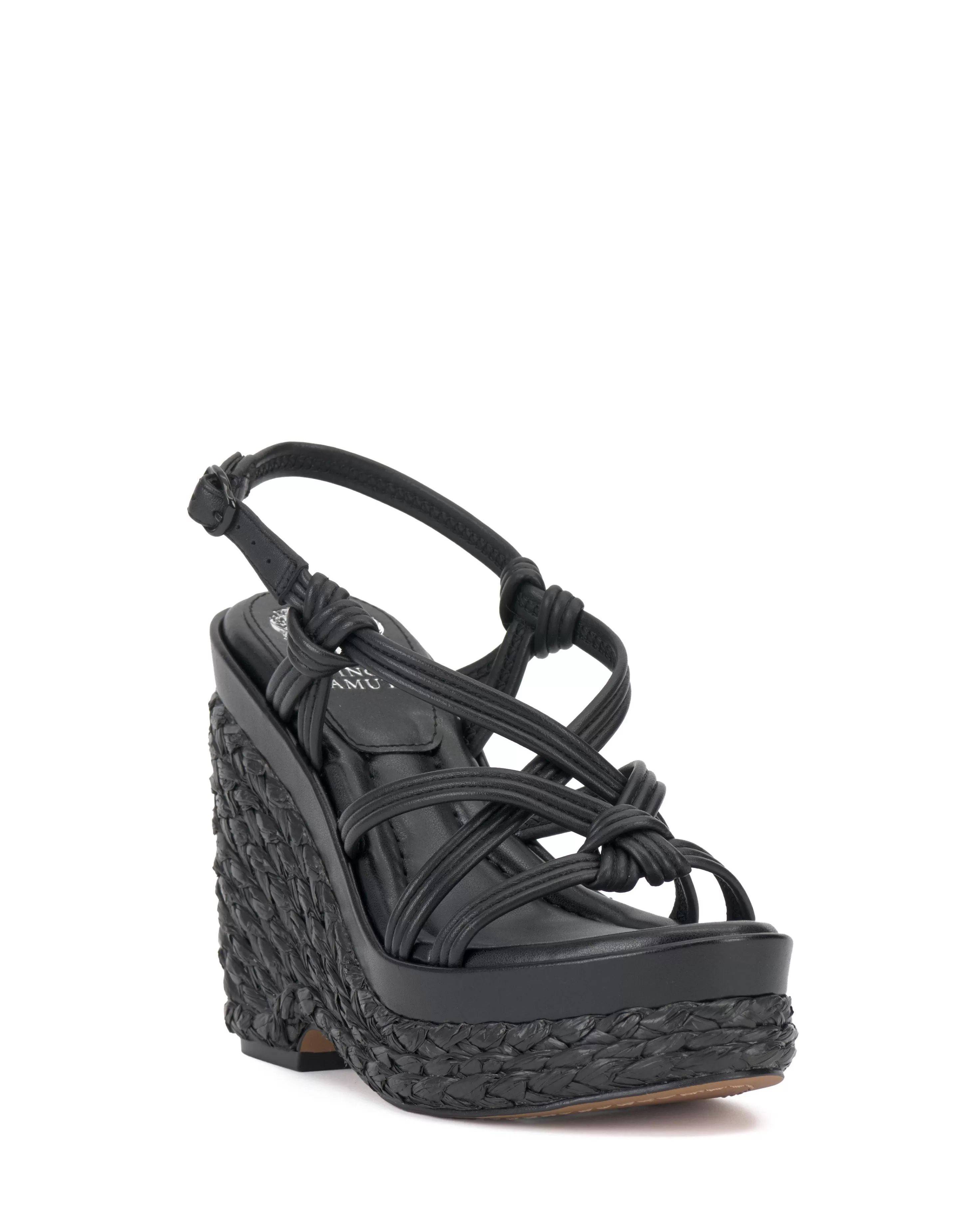 Vince Camuto Delyna Platform Wedge Sandal Black Store