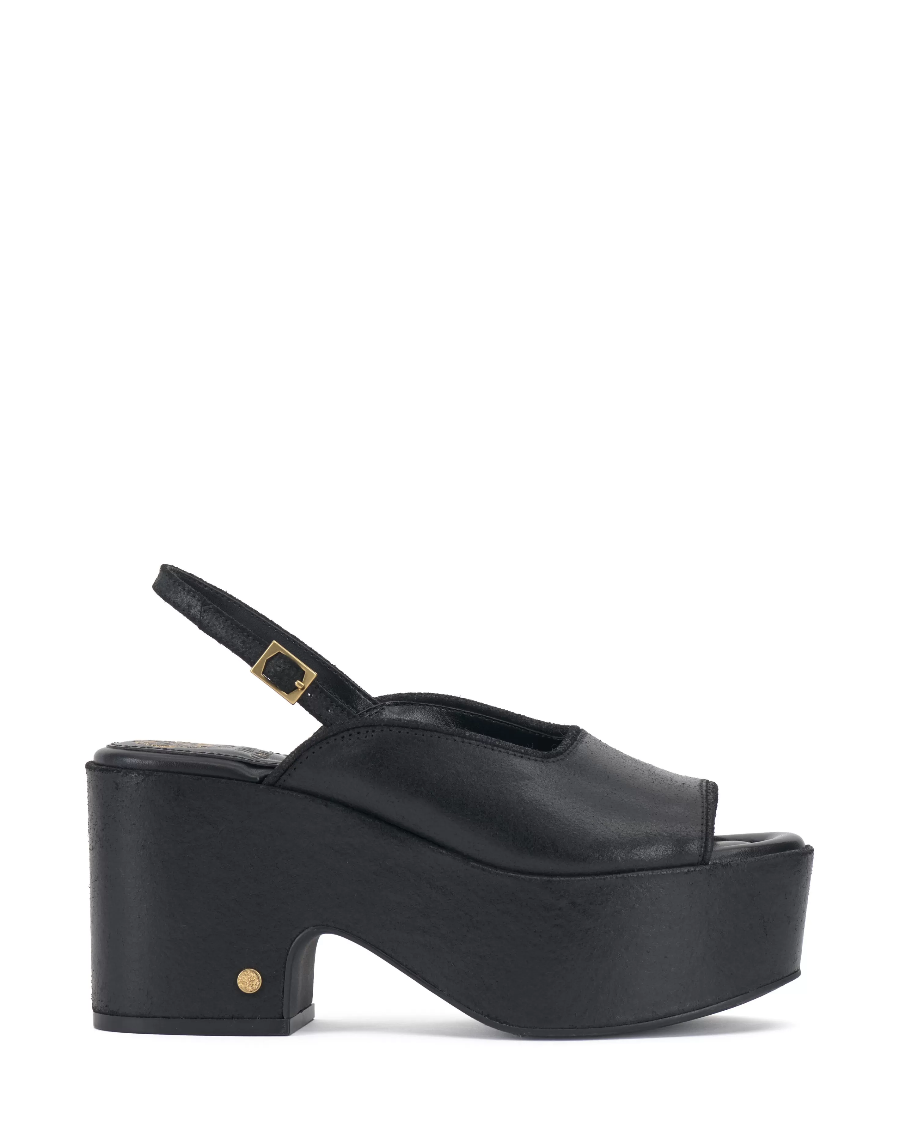 Vince Camuto Elyse Platform Sandal Black Clearance