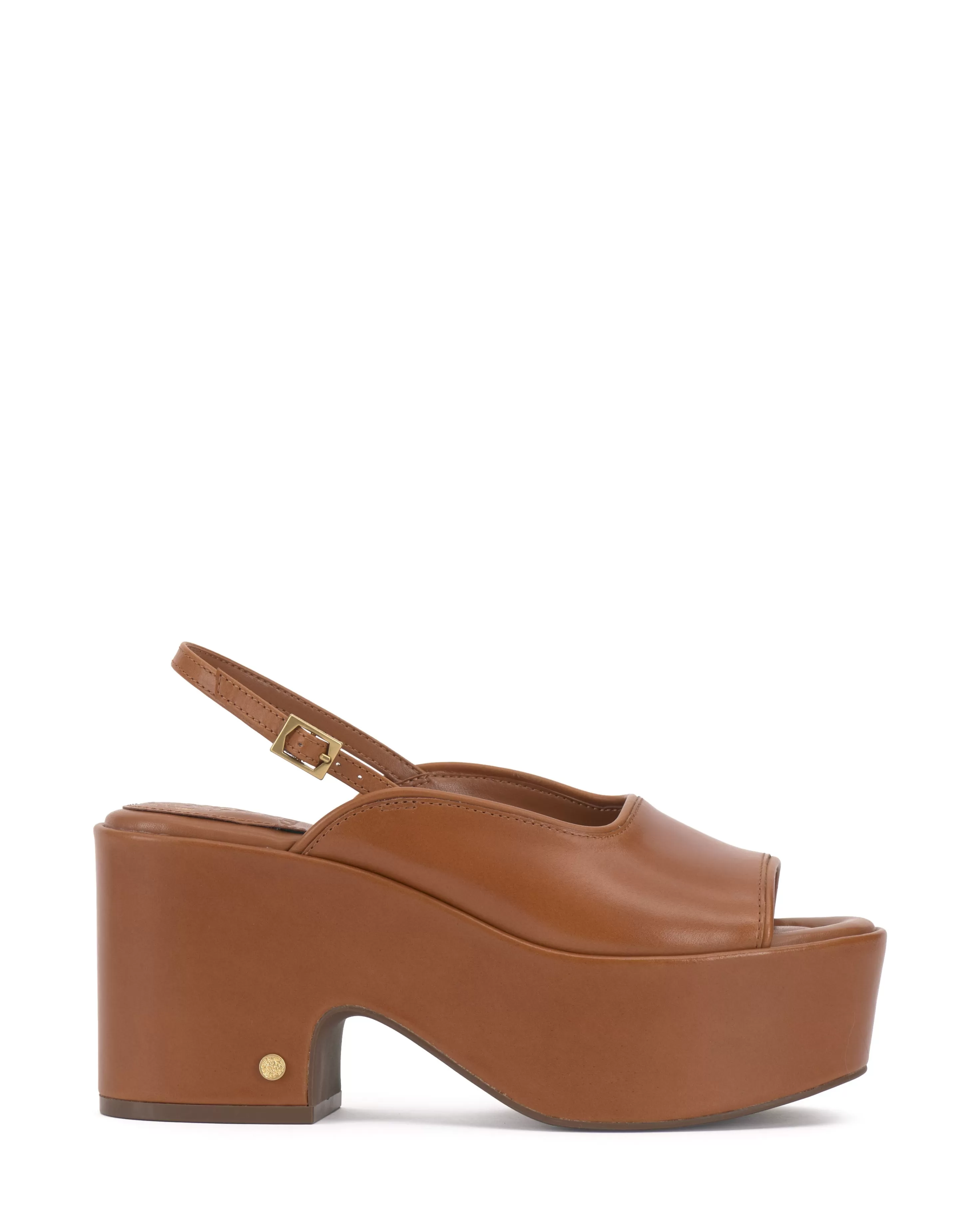 Vince Camuto Elyse Platform Sandal Golden Walnut Cheap