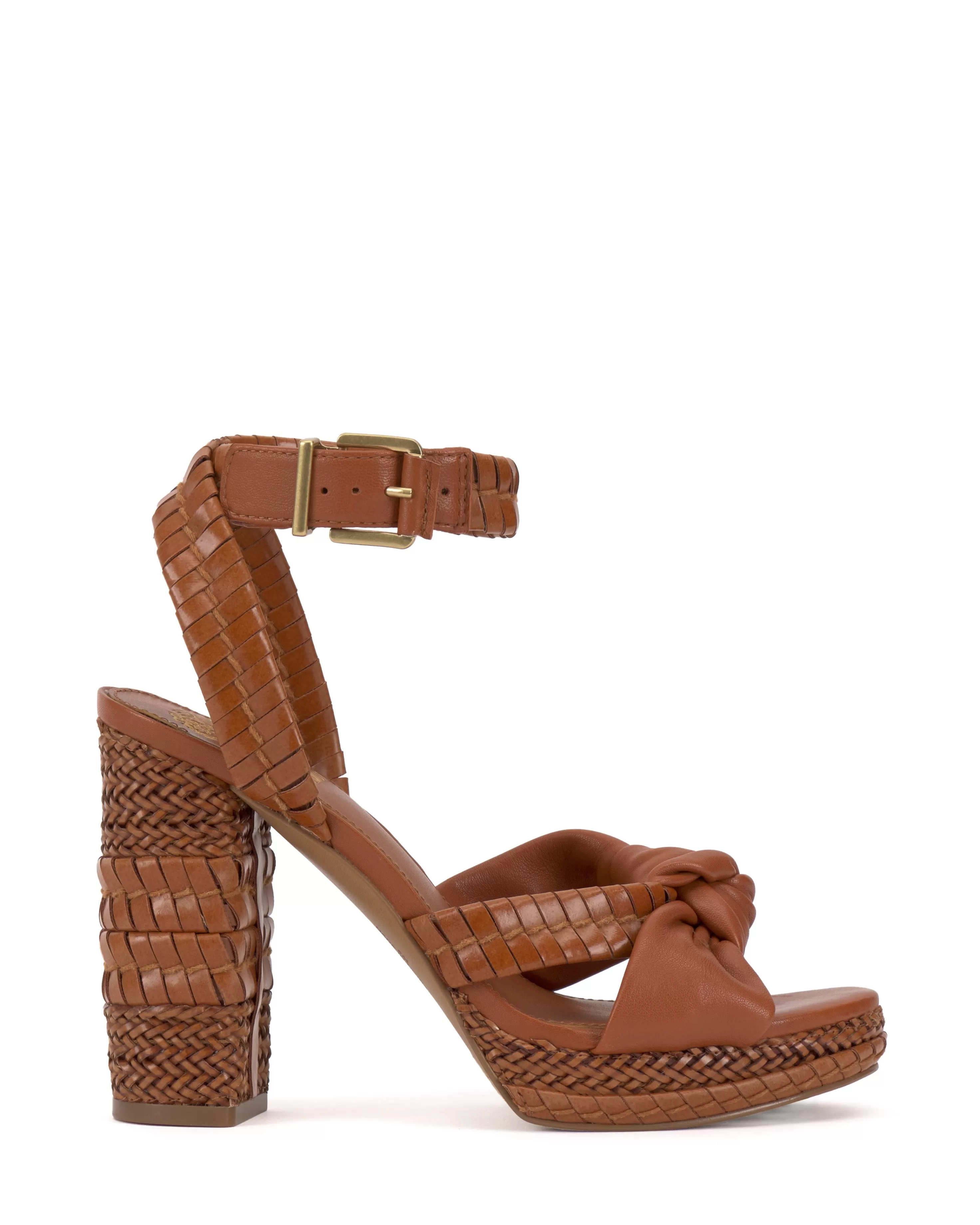 Vince Camuto Fancey Platform Sandal Dark Golden Walnut Hot