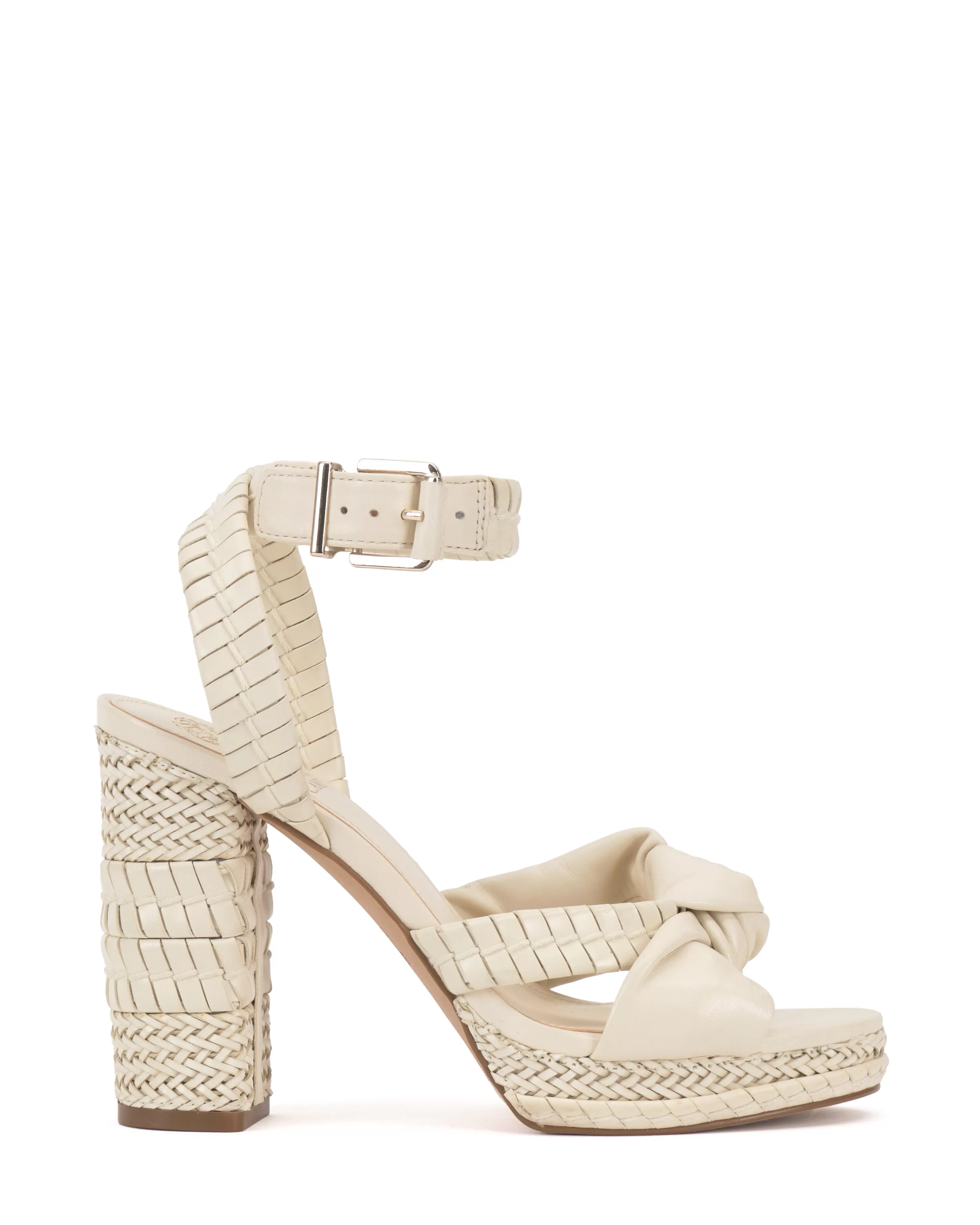 Vince Camuto Fancey Platform Sandal Creamy White New