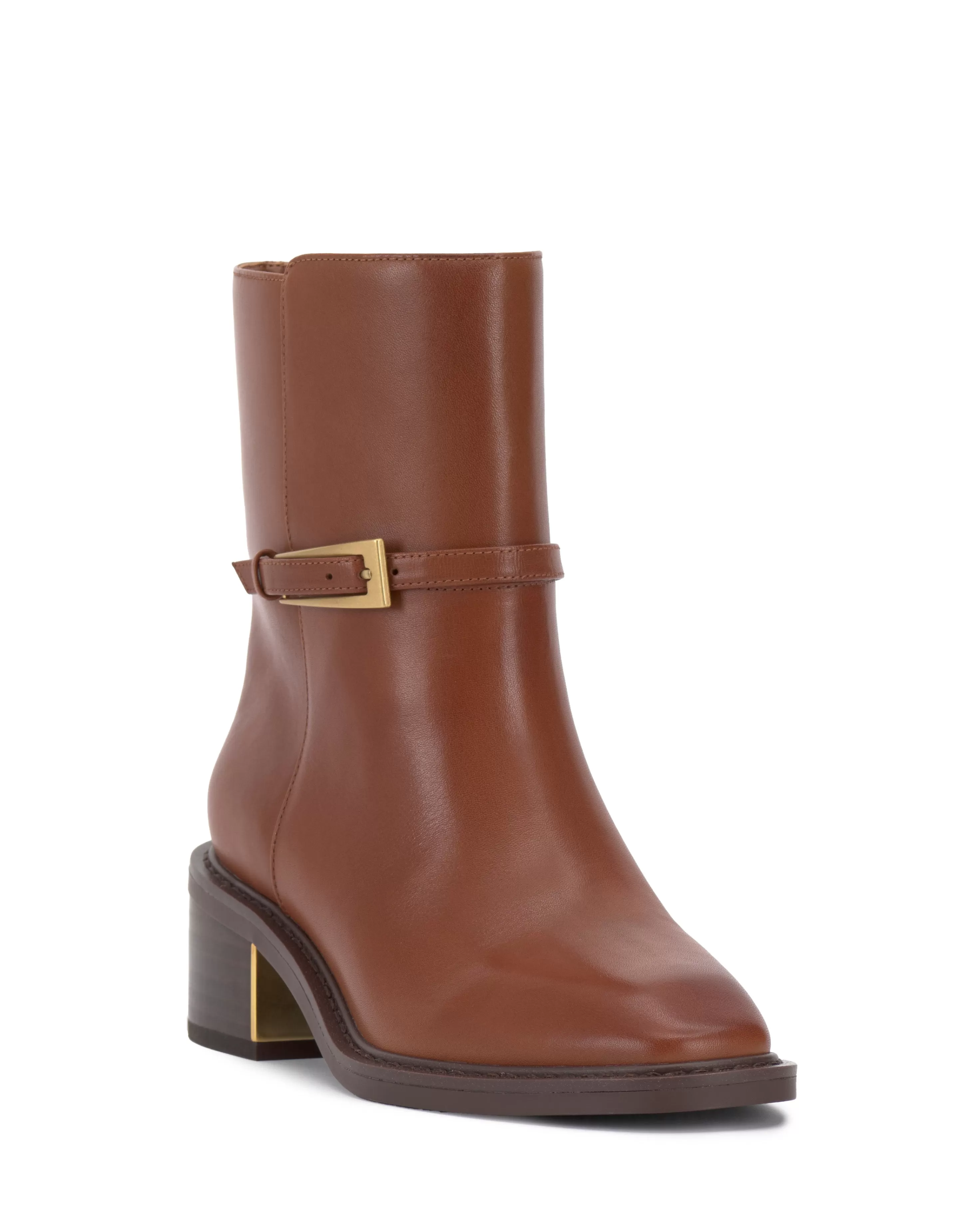 Vince Camuto Gali Buckle Ankle Boot Whiskey Sale