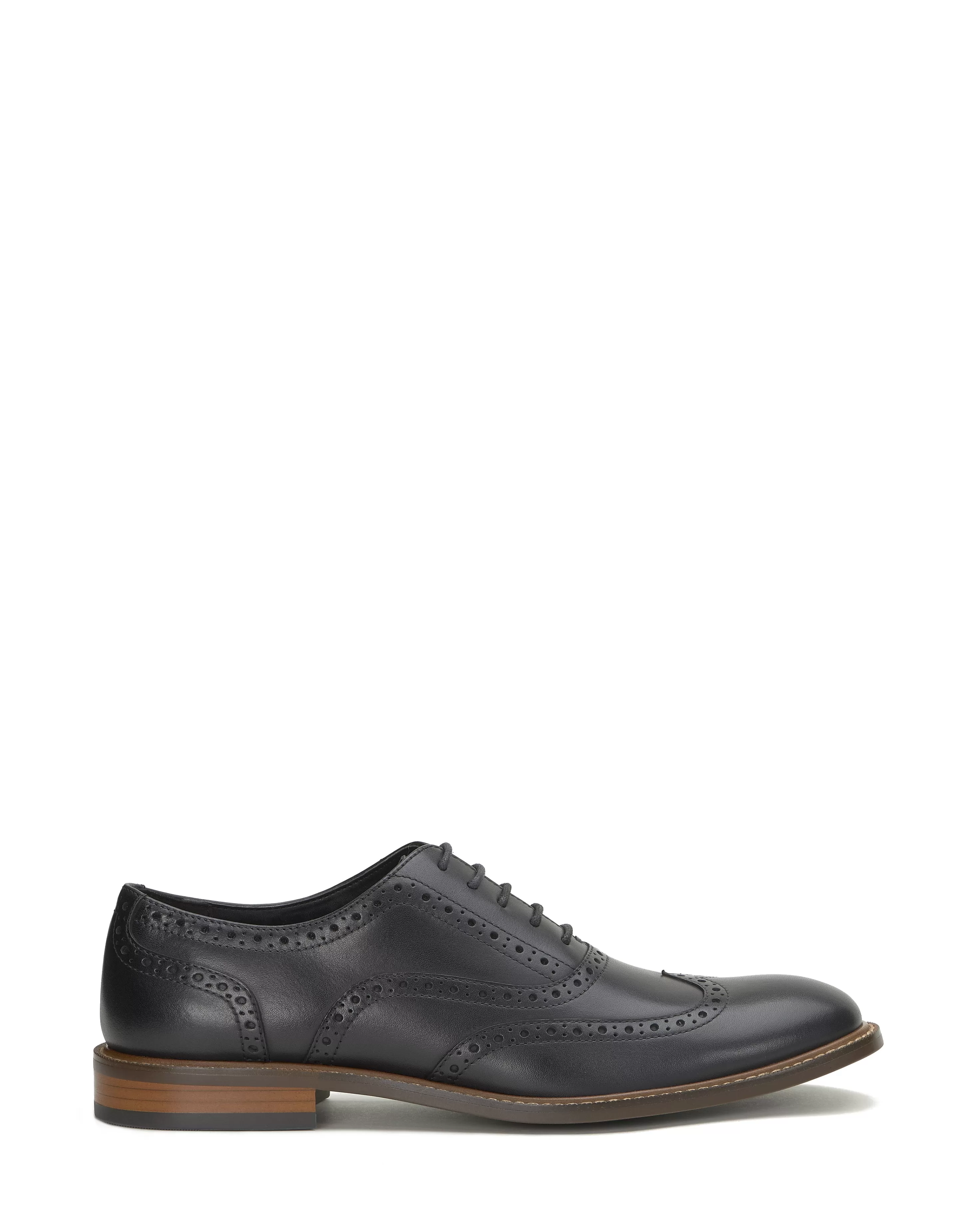 Vince Camuto Men's Lazzarp Wingtip Brogue Black/Black Cheap