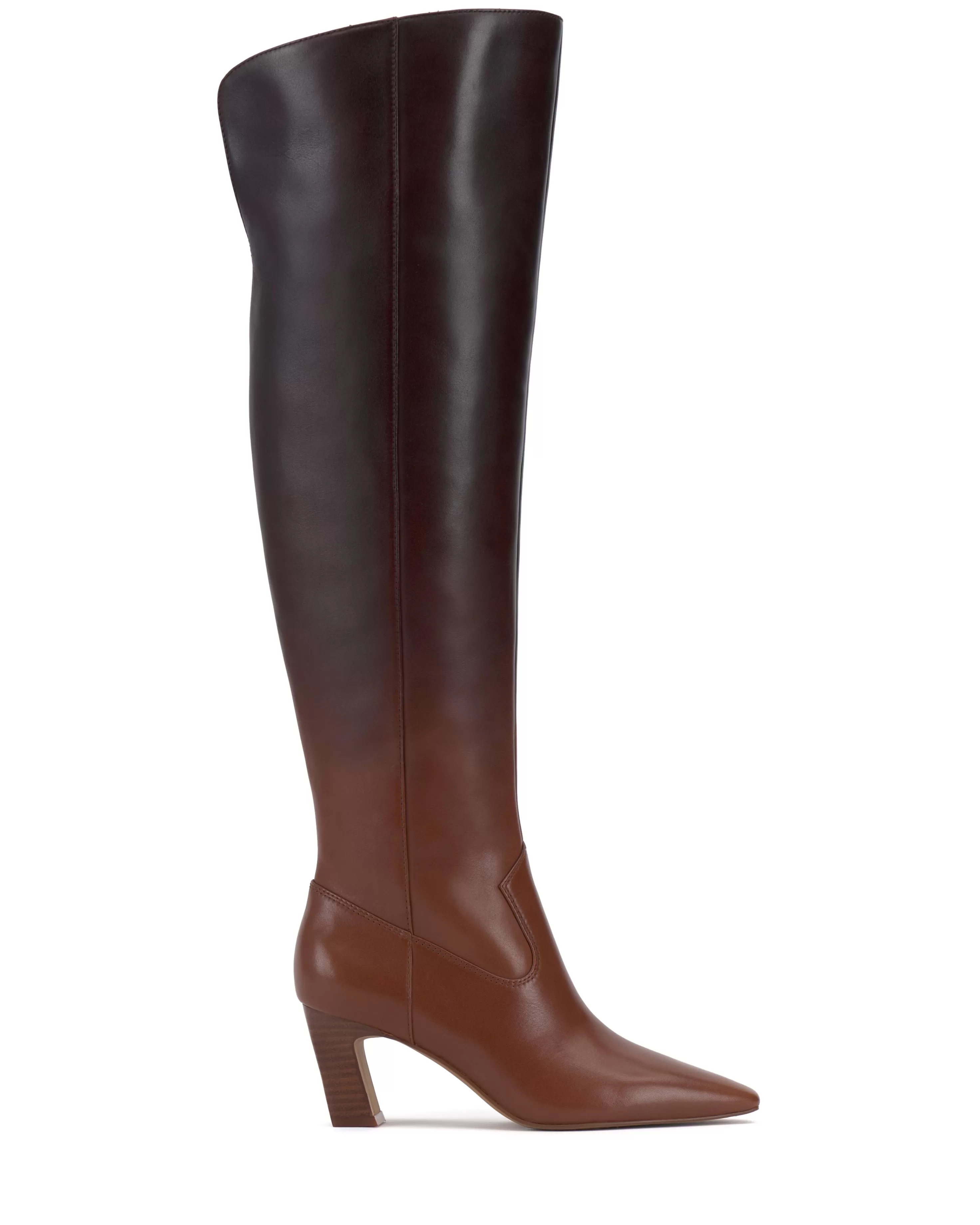 Vince Camuto Shalie Over The Knee Boot Chocolate Fade New