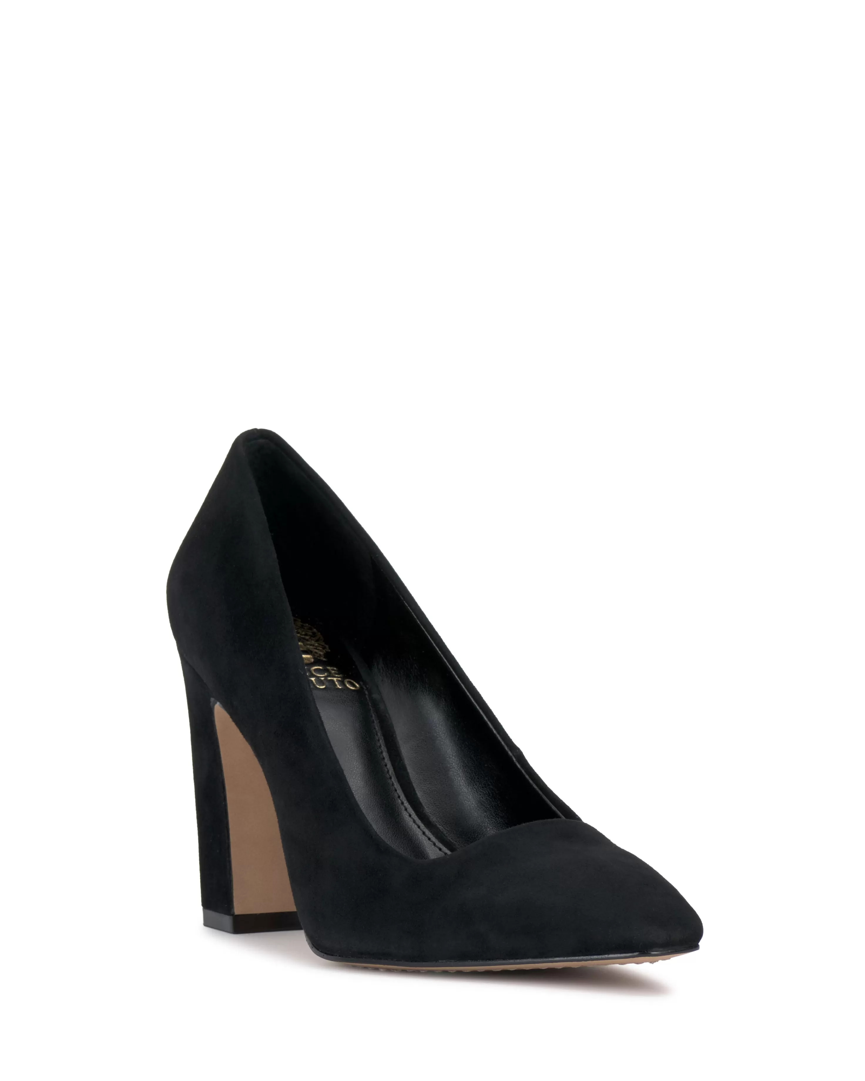 Vince Camuto Sibrina Pump Black Suede Outlet