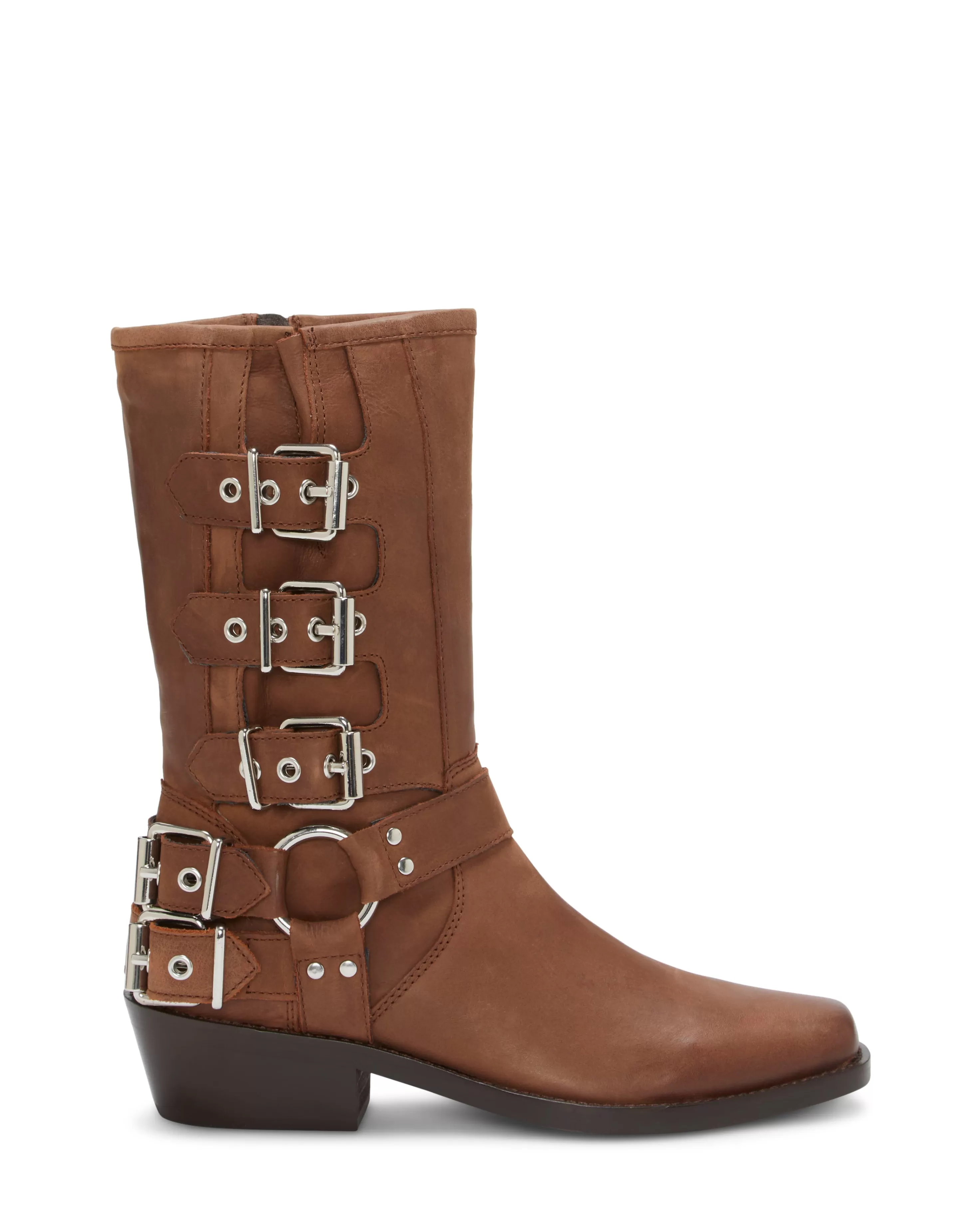 Vince Camuto Steffie Moto Boot Cognac Best Sale