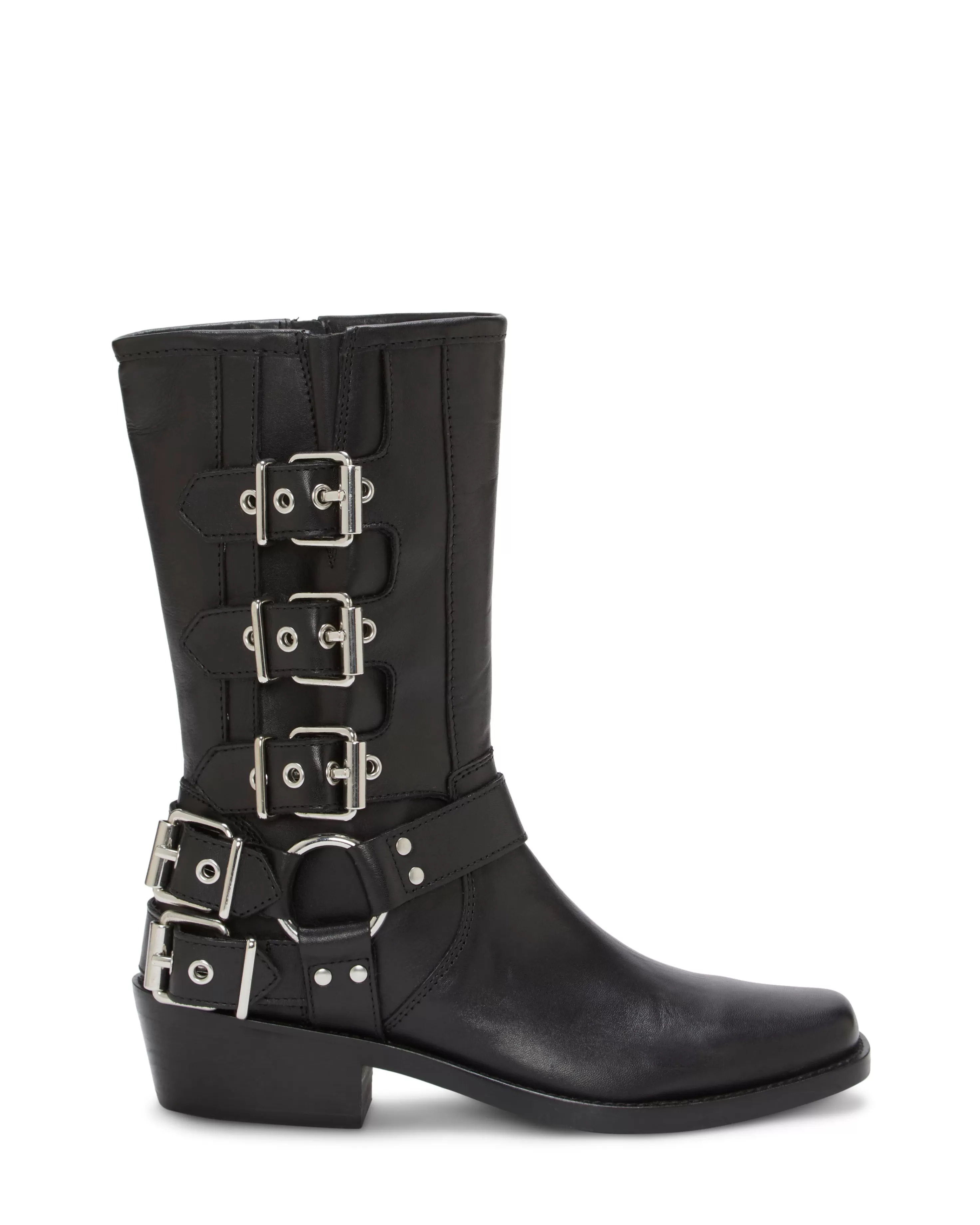 Vince Camuto Steffie Moto Boot Black Store