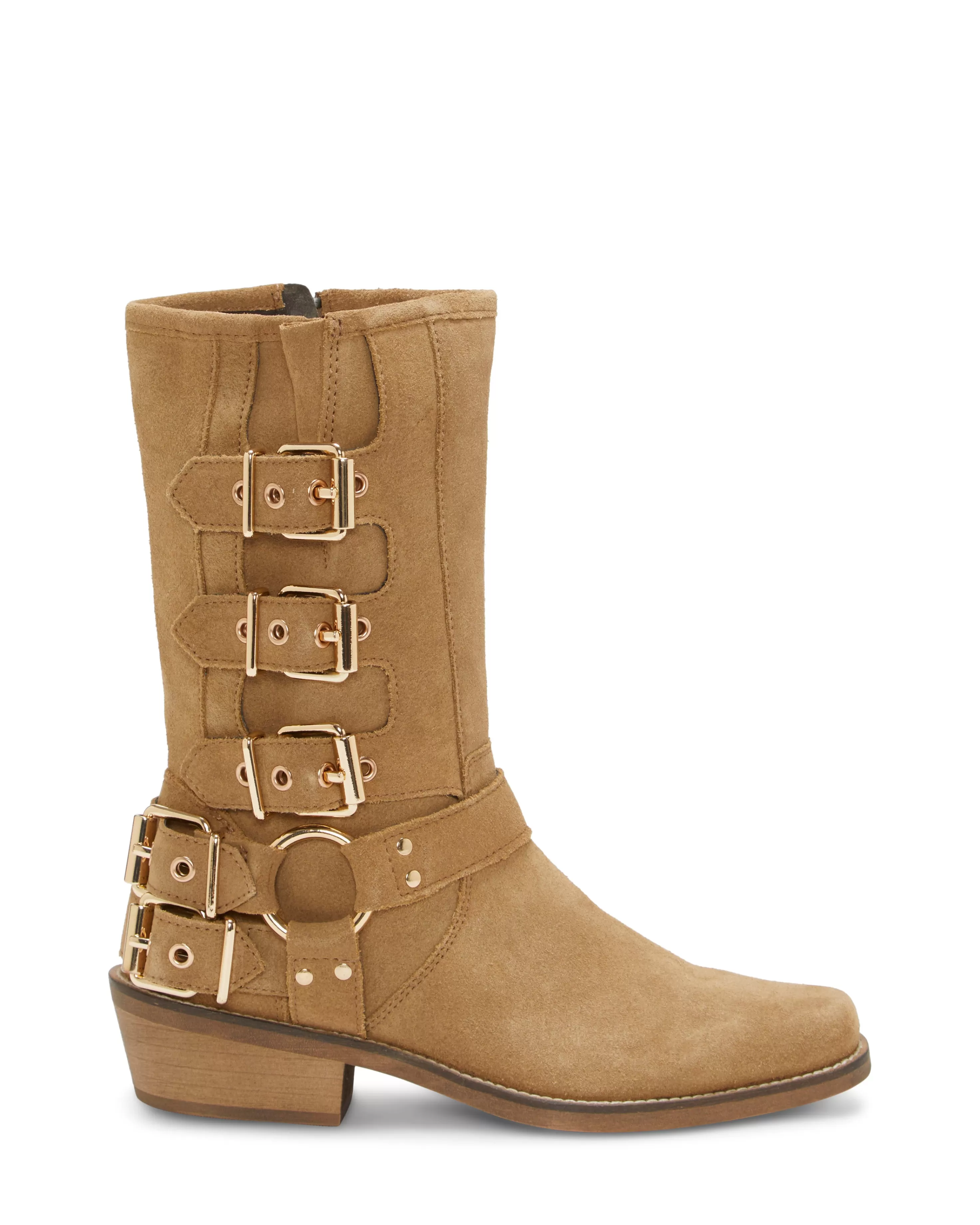 Vince Camuto Steffie Moto Boot Cappuccino Best Sale