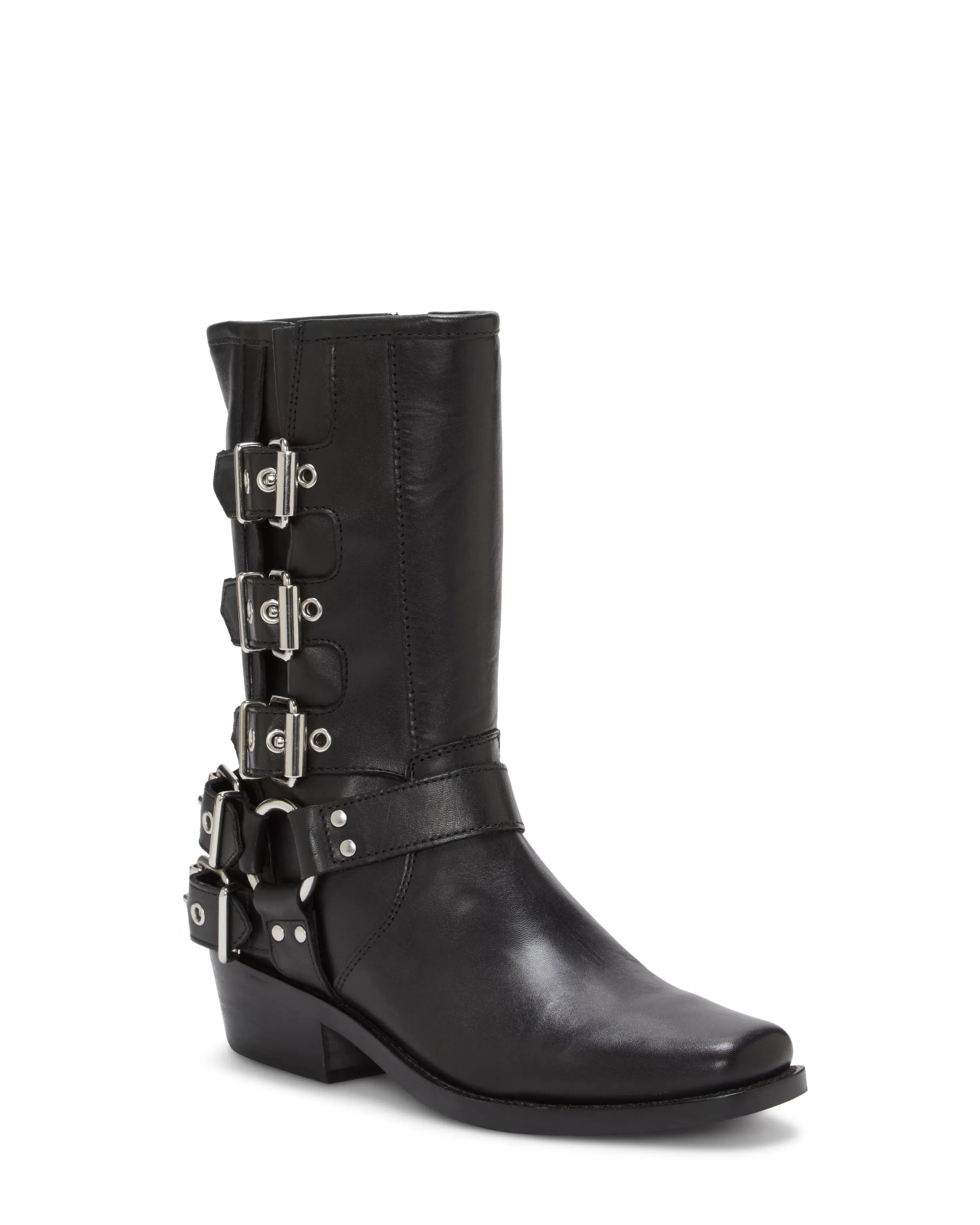 Vince Camuto Steffie Moto Boot Black Store