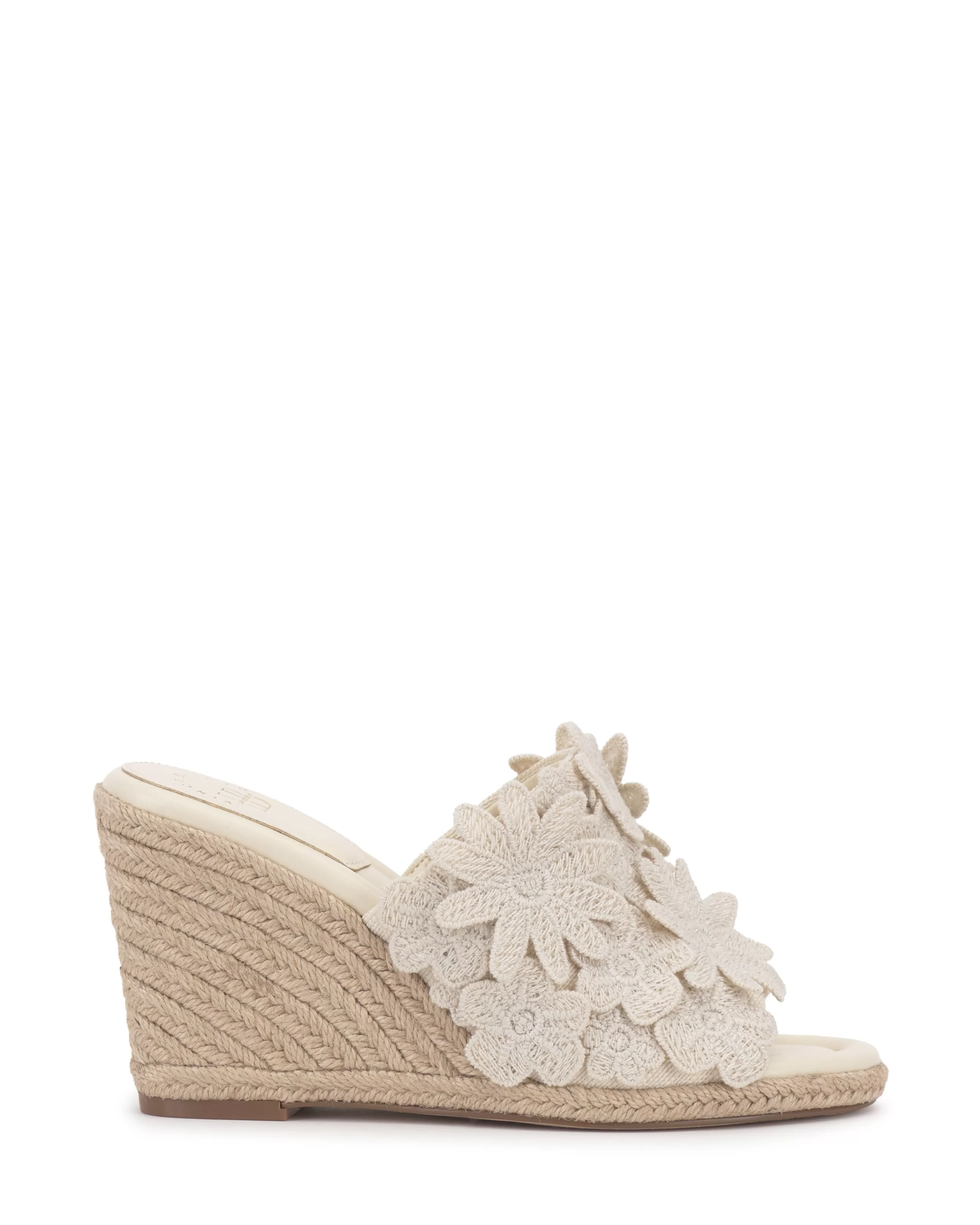 Vince Camuto X Laura Beverlin Daisy Wedge Mule Cream Sale