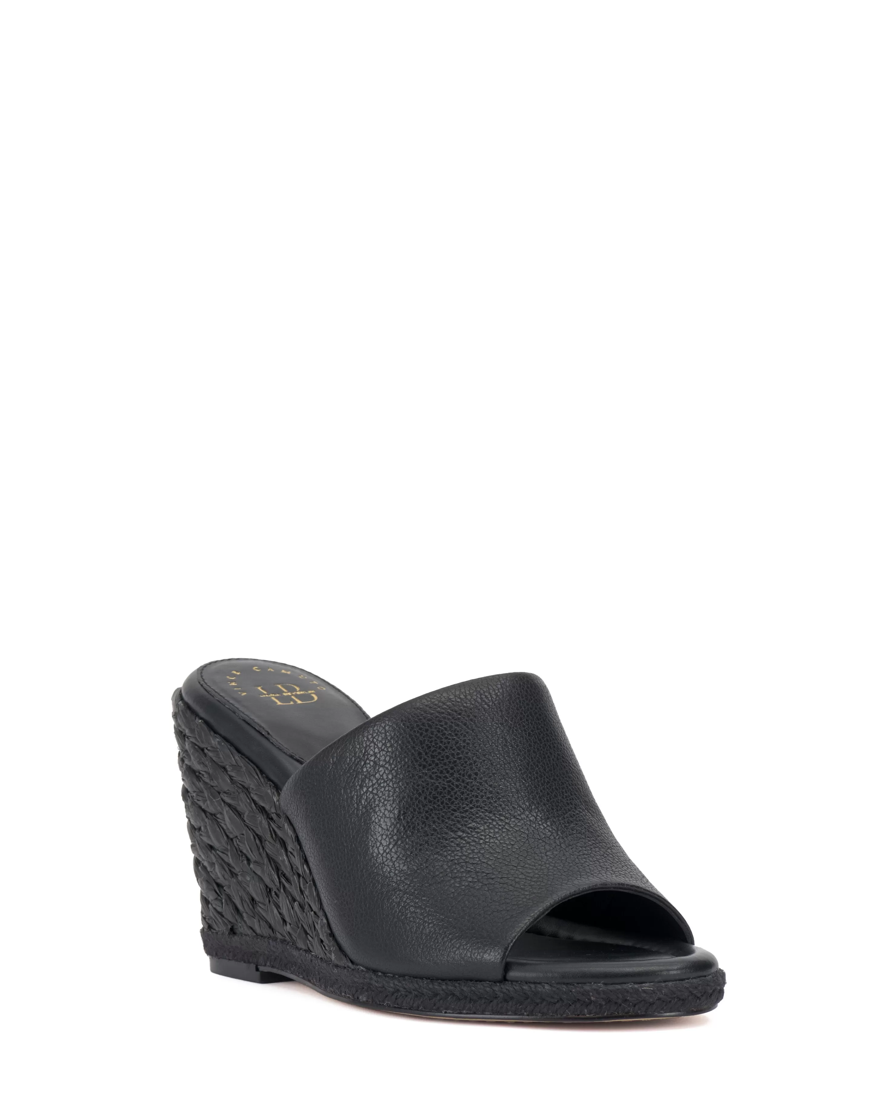 Vince Camuto X Laura Beverlin Poppy Wedge Mule Black Cheap