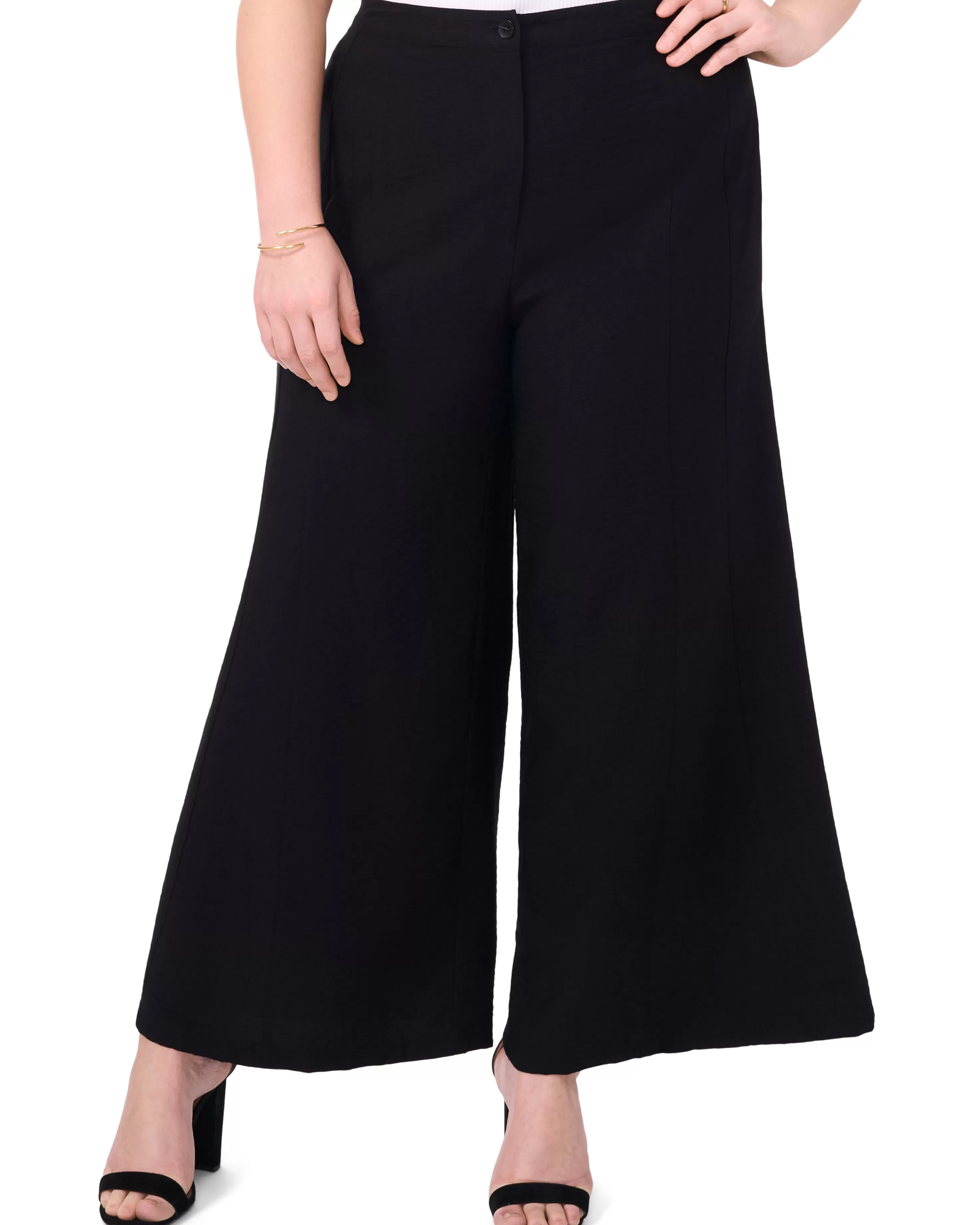 Vince Camuto Wide Leg Pants Rich Black Online